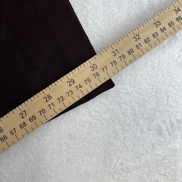 Y2K Sharkskin Pants No Boundaries Jrs 13 Maroon Iridescent Vtg Straight Grunge - Picture 14 of 15